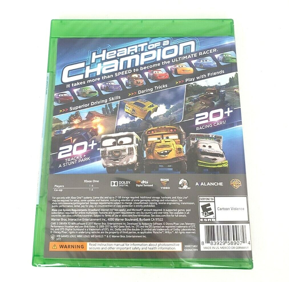 Cars 3: Driven to Win - Microsoft Xbox One for sale online | eBay