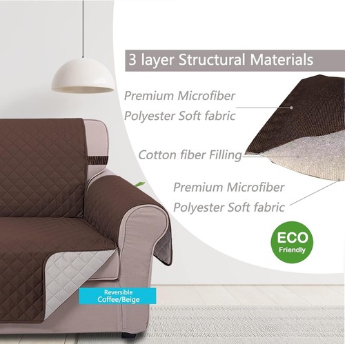 Water-Resistant Reversible Recliner Chair Cover - Protects & Refreshes Style - Picture 6 of 8