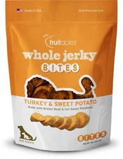 Gluten Free Turkey Sweet Potato Jerky Dog Treats Made in USA 5oz