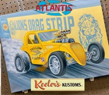 Yellow Fever Dragster Keelers Kustoms 1/25 Scale Model Kit by Atlantis 181AT50