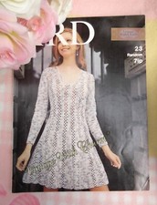 Vintage Lady's Dress Crochet Pattern. 3 Sizes, Fit 34-38in. Bust