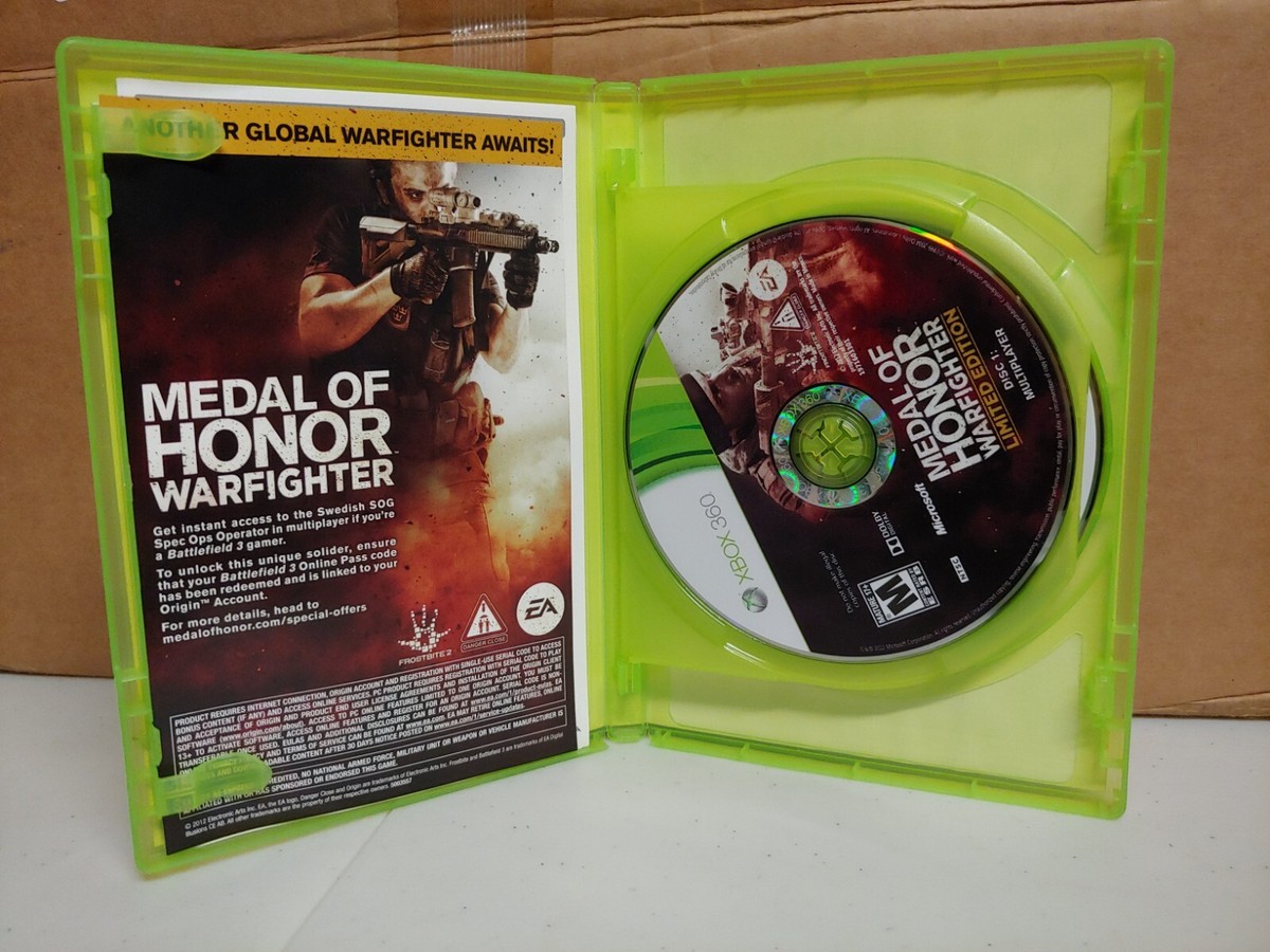 Jeu Xbox 360 Medal Of Honor: Warfighter Limited Edition - Boîte Complète, En Bon état