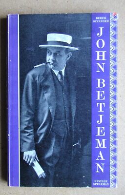 John Betjeman A Study, Stanford, Derek, Very Good Book