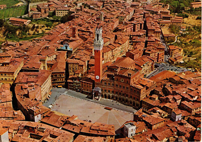 Alte Postkarte - Siena - Piazza ''Il Campo''