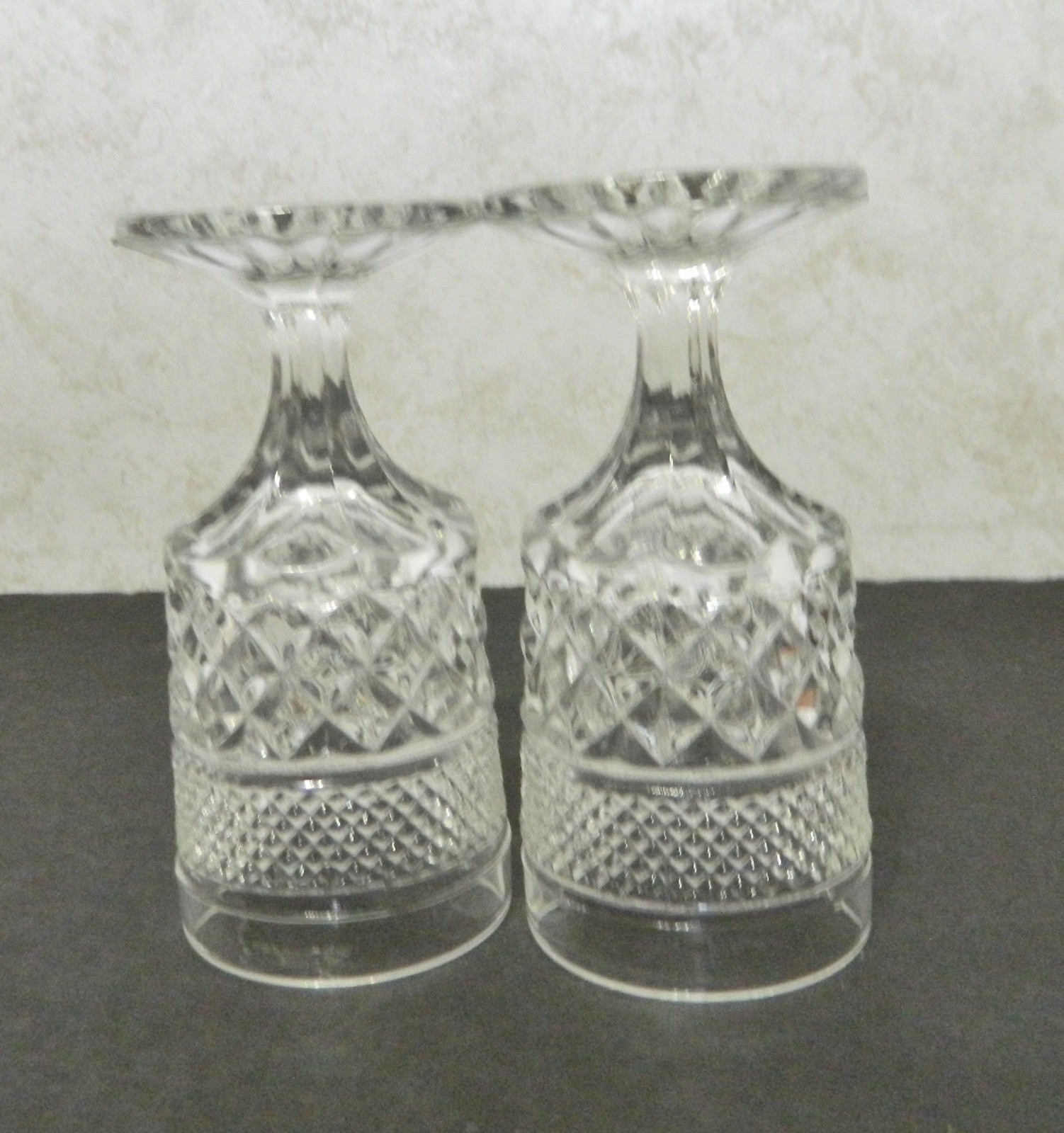 Wexford Anchor Hocking Stemmed Juice Wine Cordial Glasses Goblets Two