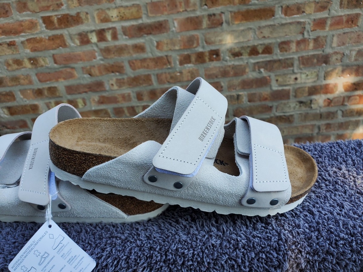 Birkenstock Kyoto Taupe Unisex Nubuck Suede Leather Sandals