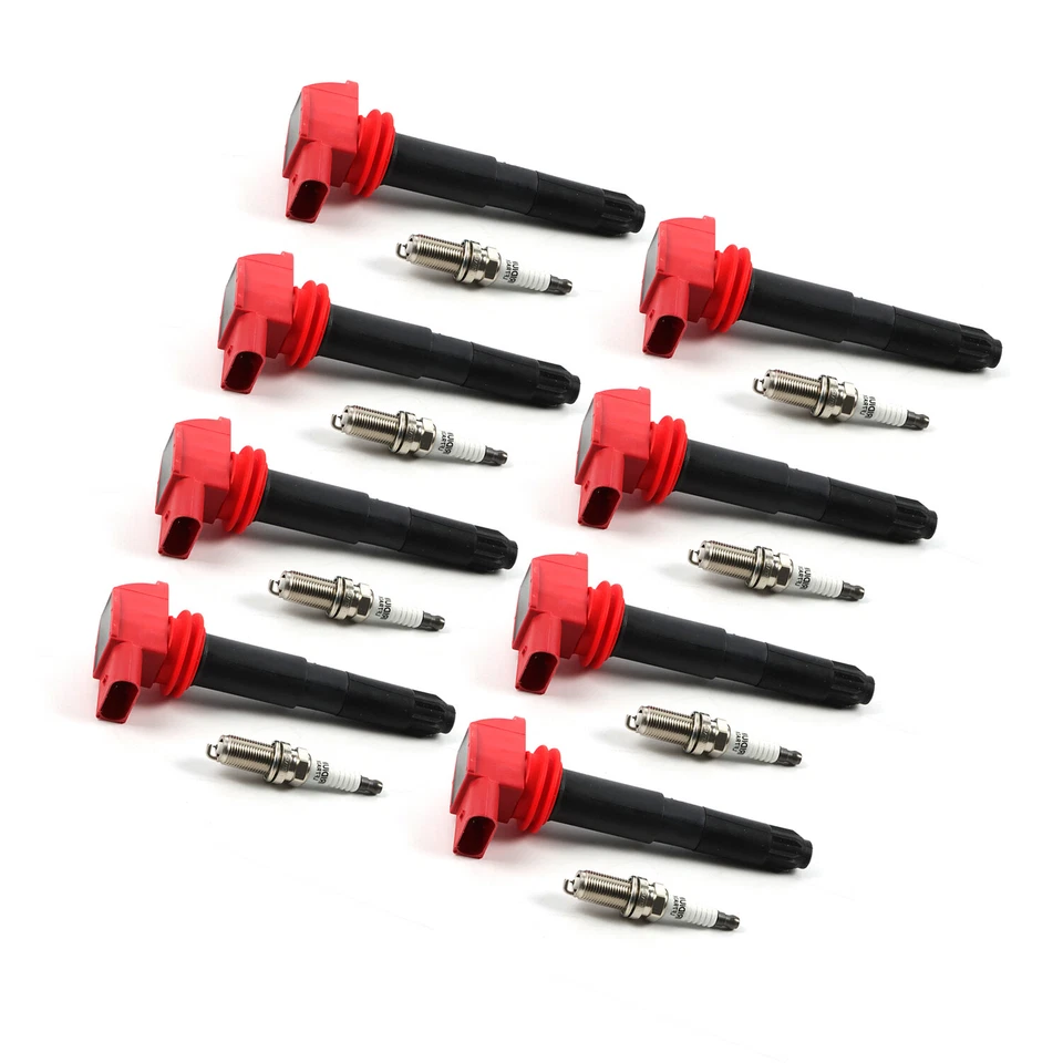 Juego de 8 bobinas de encendido UF660 y bujías para Porsche Cayenne 2008-14 3,6 L V6 Foto 2 de 2