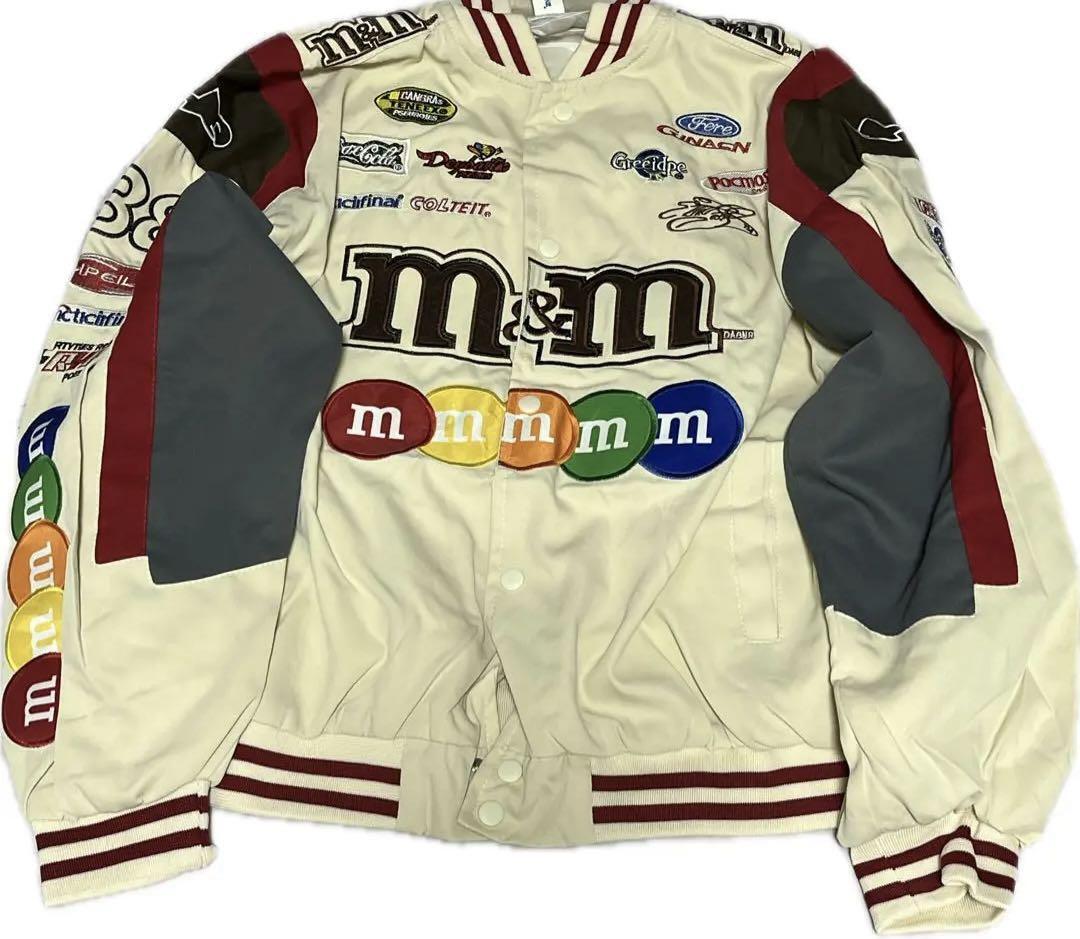 Unisex M&M's Racing Stadium Jacket with 55cm Sleeve Size - Brand New