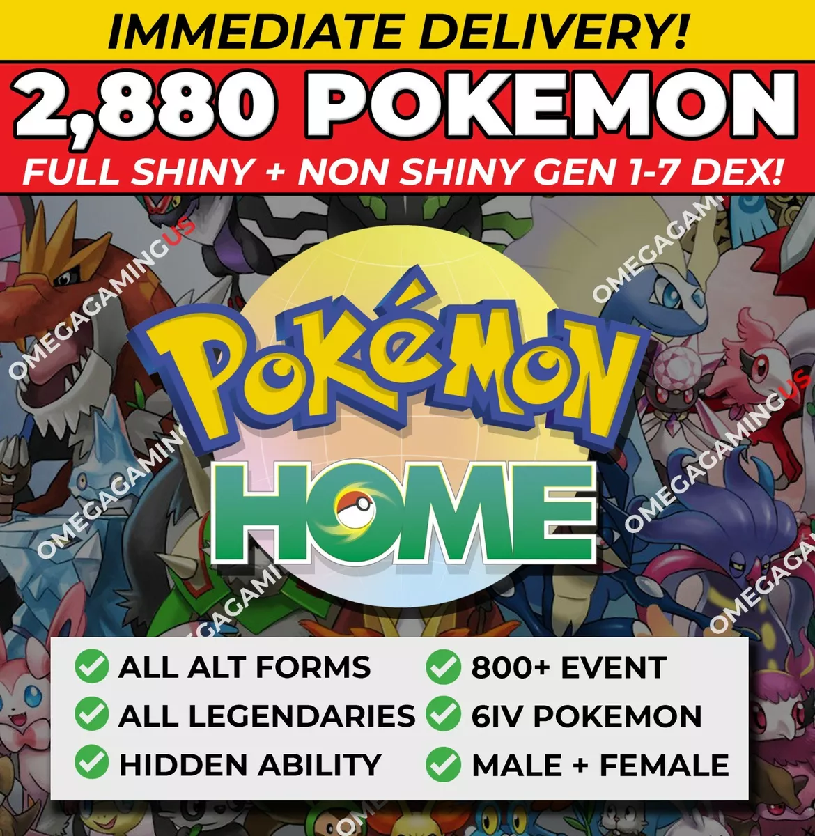 Pokémon Sword & Shield - All SHINY Gender Differences 