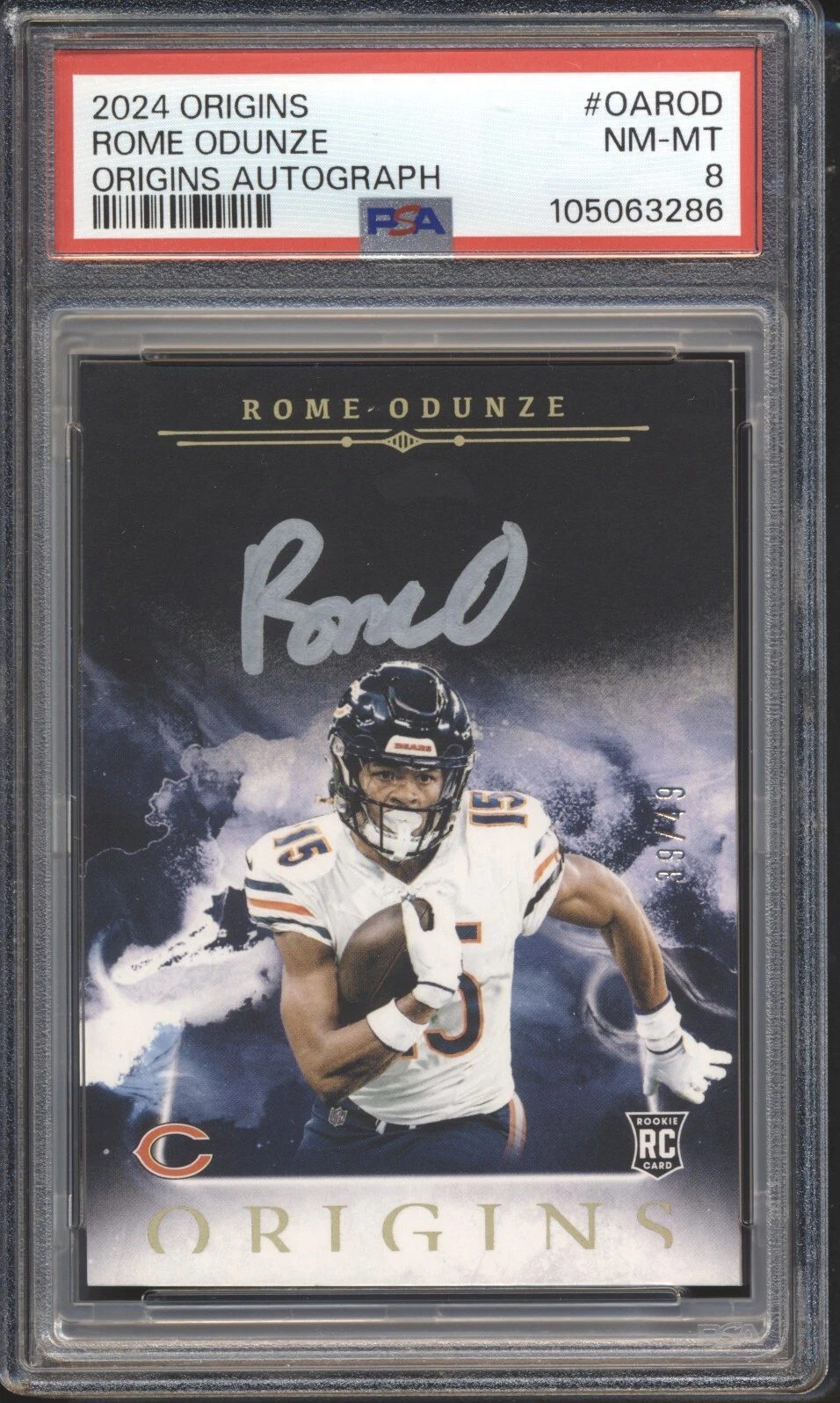 Rome Odunze Panini Origins Origins Autographs #OAROD Base