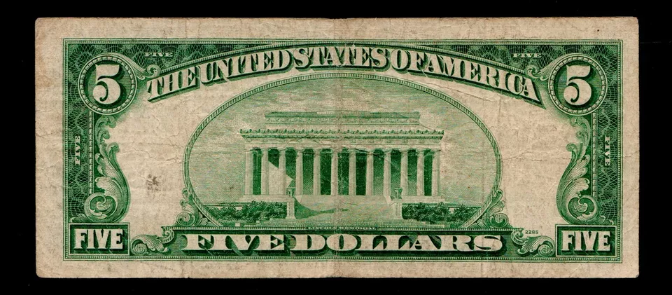 ⭐️$5 1953-A Silver Certificate Blue Seal STAR Free Shipping (#155) - Image 2 of 2