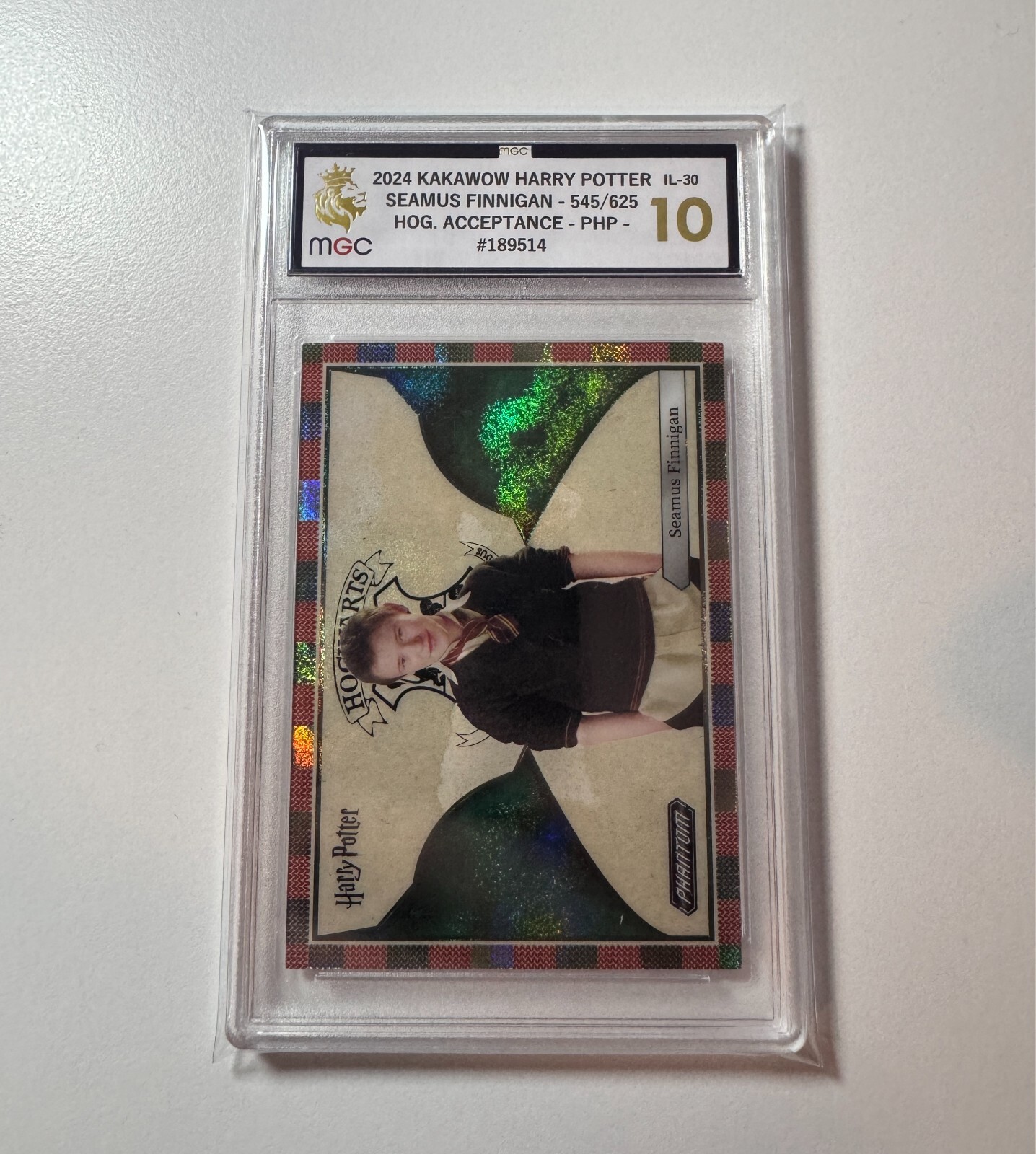 MGC Calificado 10 - 2024 Kakawow Harry Potter Hogwarts Acepta Seamus Finnigan / 625
