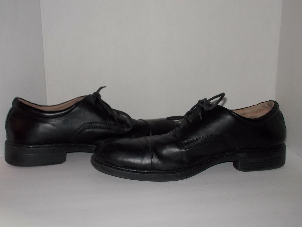 Dexter Comfort Classic Black Men\'s Oxfords Size 11.5 W Dexter Shoes Black Cap-Toe Oxford Memory Foam | Mercari main image 3