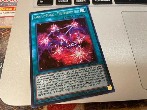 YUGIOH - Rank Up Magic The Seventh One - Secret Rare - MP15 - 1st ed NM