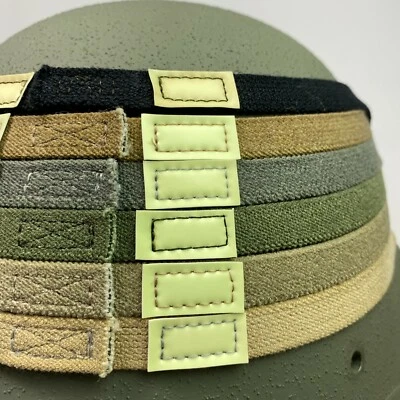 LIONS SERVICES INC. 2pk HELMET CAT EYE EYES BAND ARMY USMC OD Coyote Foliage Tan PASGT ACH LWH ECH