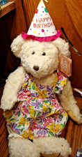 RARE RUSS BERRIE 'Bears From the Past' BIRTHDAY Teddy Bear 20" Fully Jointed 805