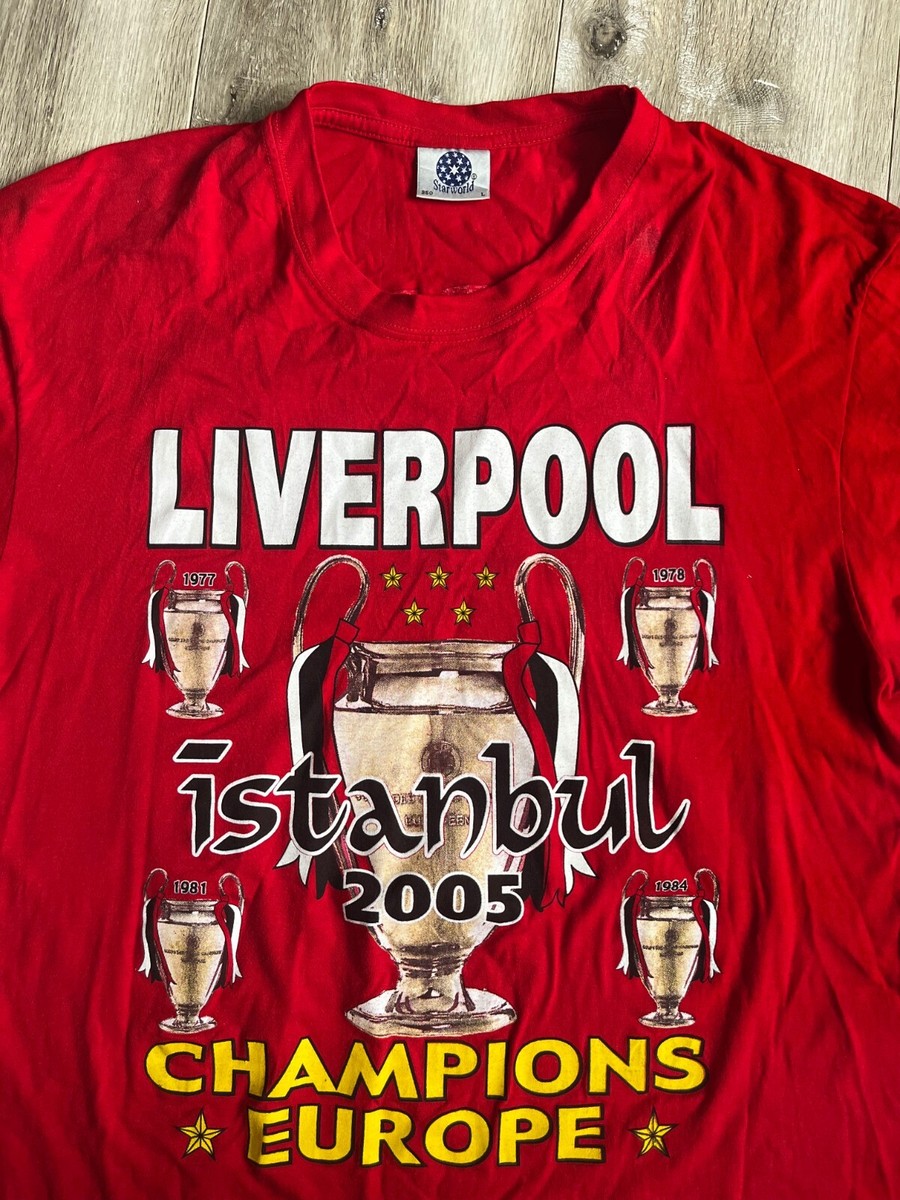 Liverpool Istanbul 2005 Champions League Shirt Winner Jersey