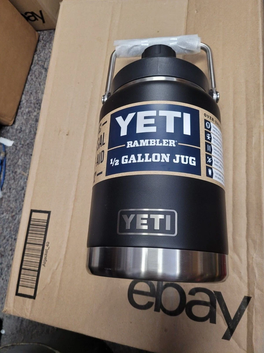 YETI RAMBLER HALF GALLON JUG BLACK Same Day Free Shipping | eBay