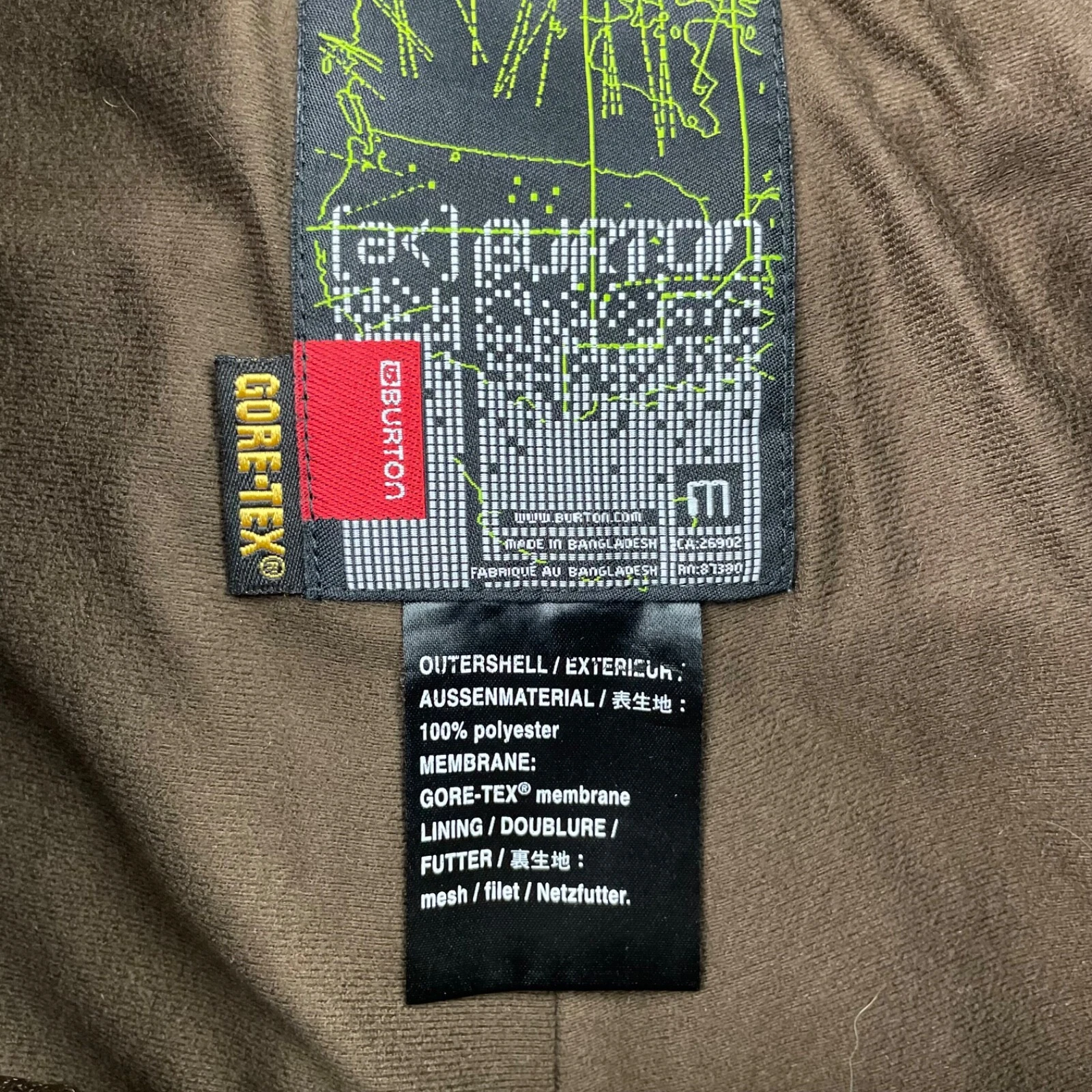 burton gore-tex ak insulated ski/snow pants