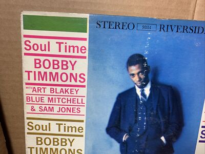 BOBBY TIMMONS Soul Time LP Riverside 1960 STEREO RS9344 Art Blakey