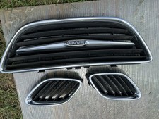 03-07 Saab 9-3 Front Bumper Grills Chrome Grill Set Of 3 Left Right Center Oem