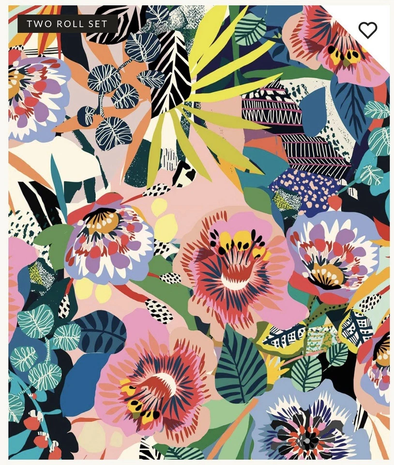 Milton + King: Kitty McCall - Papel pintado de jardín de verano - Juego de 2 A y B FABULOSO Foto 4 de 4