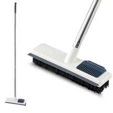 ONESAVE® 2 in 1 Floor Scrubbing Long Handle Tile Cleaning Stiff Squeeze Brush UK