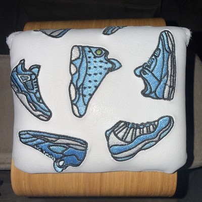 TBC Jordan Shoes The Buck Club Special Putter Mallet Headcover New Carolina Blue