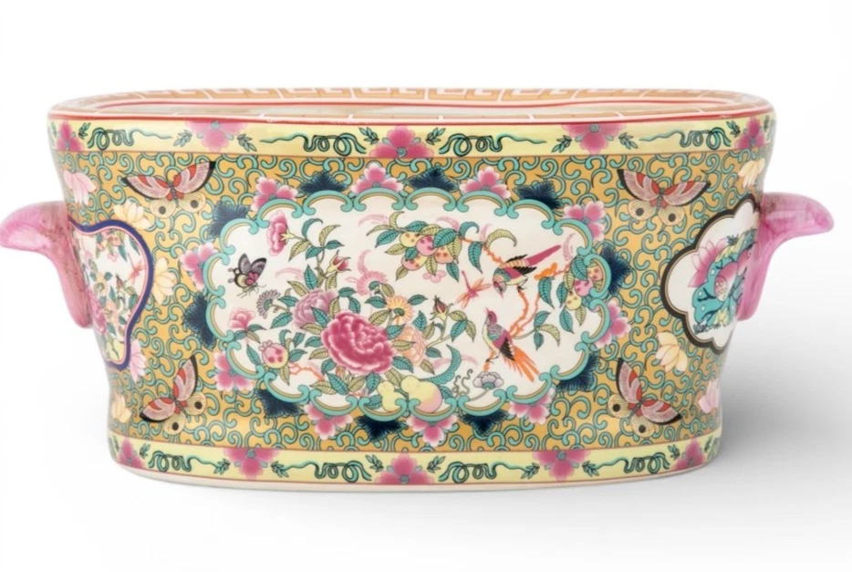 中国花盆古董陶瓷花盆| eBay