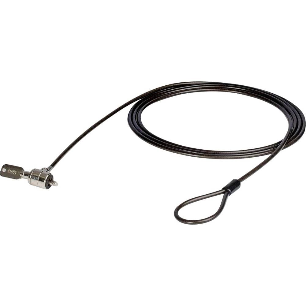 Antivol pour ordinateur portable LINDY câble acier haute résistance avec serrure à clé