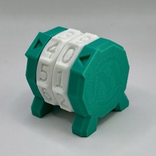 MTG Life Counter Magic Symbol Sea Green Biała Kolorystyka Druk 3D Fabrycznie nowy