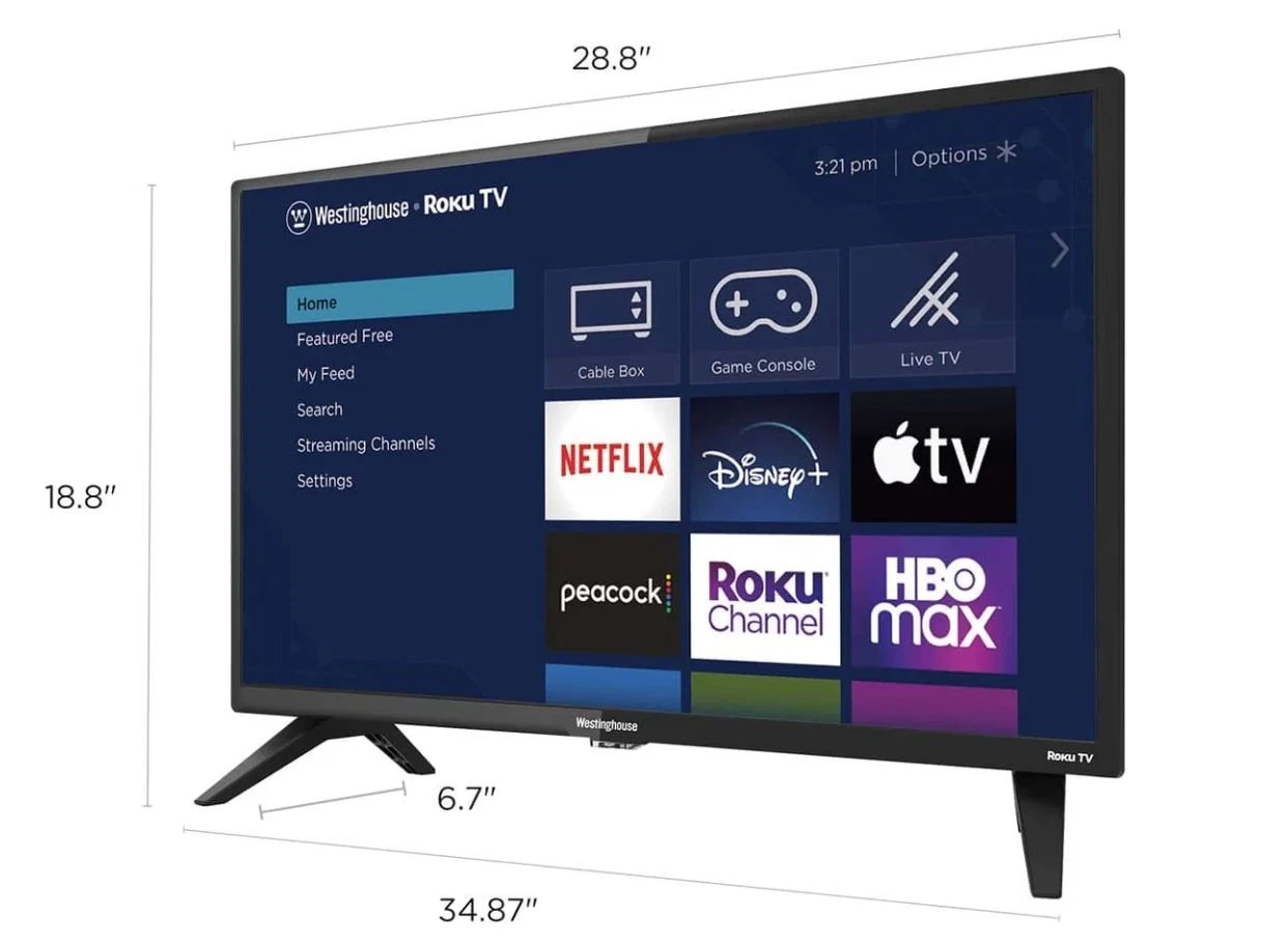 Westinghouse 32" 720p HD Roku Smart LED TV WR32HT2212 - Stream Apps & Live TV