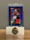 2025 Panini Donruss Optic Threads Blue Hyper Prizm Patch Drake Maye Patriots 🔥