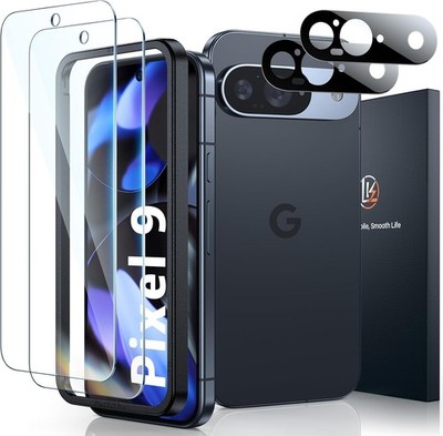 2PCS Screen Protector & Camera Lens Protector for Google Pixel 9 9H Hardness