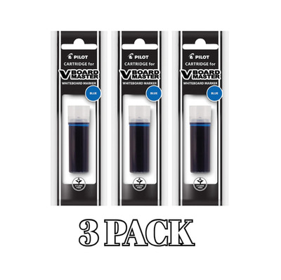 PILOT V Board Master BeGreen Whiteboard Marker Refill Cartridge PACK OF 3