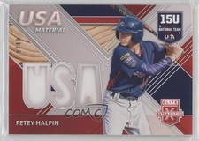 2020 Elite Extra Edition USA Baseball Material Red 19/49 Petey Halpin 0jd0