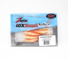 Zman Soft Bait Jerk ShadZ Scented 4" 5/Pack Coconut Ice Glow (4452)