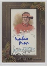 2016 Topps Allen & Ginter Mini Framed Auto Laurence Leavy #AGA-LL Auto 0lm