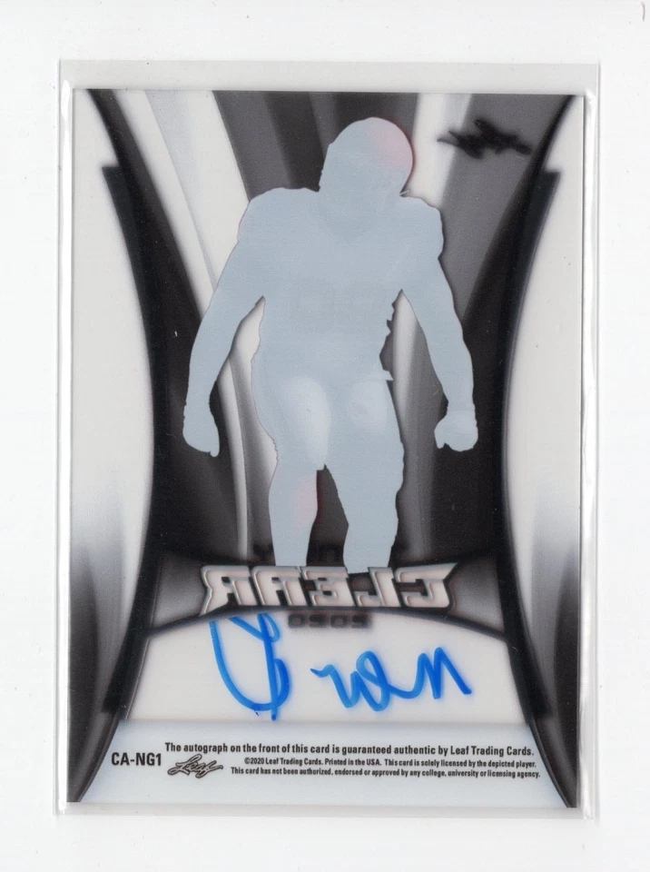 2020 Leaf Trinity Clear Auto Neville Gallimore #CA-NG1 - Image 2 of 2