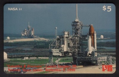 NASA 11: $5. Columbia & Discovery Shuttle Launch Complex Card Only Phone Card