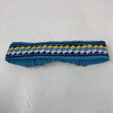 Native American Seminole Miccosukee Patchwork Handmade Blue Headpiece Child 100