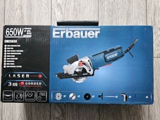 **ERBAUER 650W 85MM MINI CIRCULAR SAW 240V CORDED EMCS650 COMPACT CUTTER DIY!!**