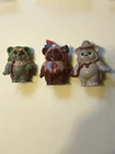 New Listing1984 Vintage Star Wars Ewoks Fire Cart Woodland Wagon Action Figures Lot