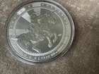 5 oz Silver Cowboy Rifleman Round w/ Buffalo Privy .9999 Silver Round #A702