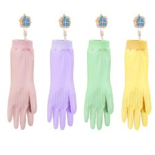 Waterproof Dishwashing Gloves Thickened Rubber Kitchen Gloves  Kitchen Use