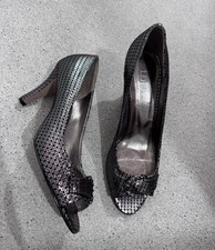  Lotus Ladies Open Toe High Heel shoes Champagne UK Size 7