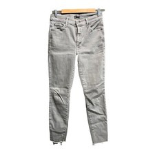 Mother Graphite High Waisted Looker Ankle Fray Women's Jeans Size 28