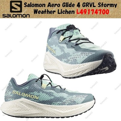 Salomon Aero Glide 4 GRVL Stormy Weather Lichen L49174700 Men's Size