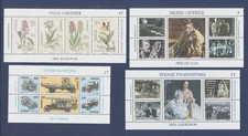SWEDEN - Scott 1334, 1386, 1473 & 1419 - four MNH S/S