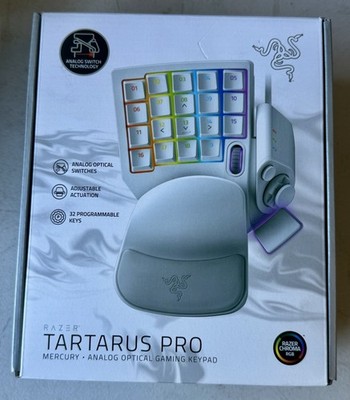 Razer Tartarus Pro Mercury White 左手デバイス : Razer Tartarus Pro